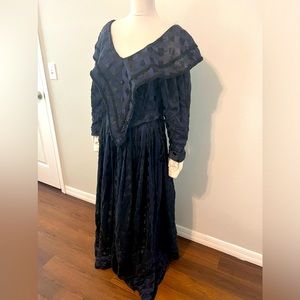 Early Victorian two-piece costume theater gown. Approximately size 12 women’s.